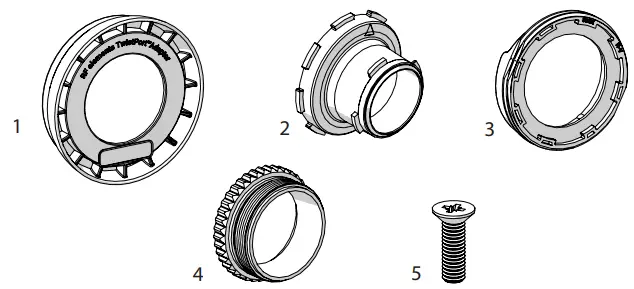 RF ELEMENTS TP-ADAP-E2K TwistPort Adaptor-fig2