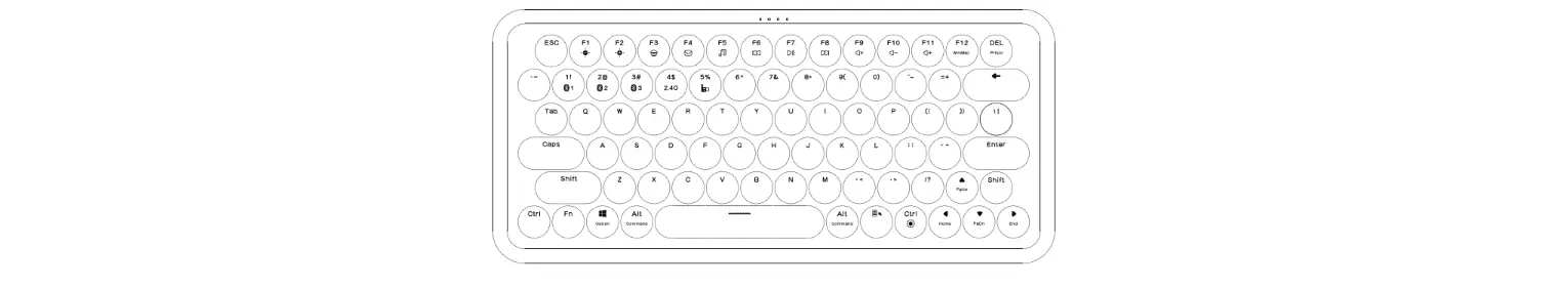 Rapoo Ralemo Pre 5 Wireless Mechanical Keyboard User Manual