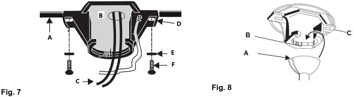 FANAWAY Classic Ceiling Fan - HANGING THE FAN