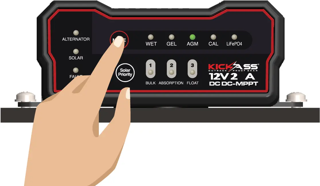 KICKASS DCDC 20A-CAR 20 Amp DC-DC Charger with MPPT Solar Controller 08