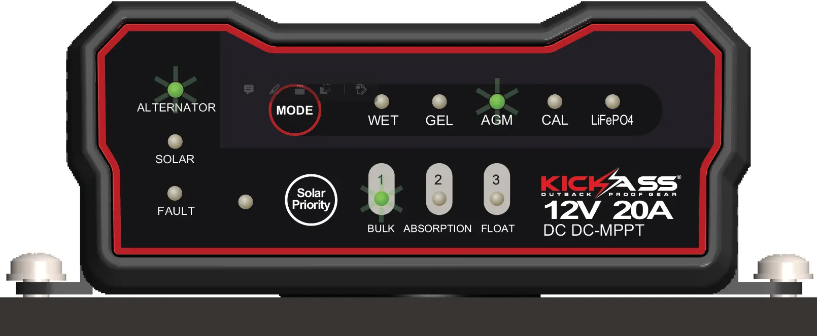 KICKASS DCDC 20A-CAR 20 Amp DC-DC Charger with MPPT Solar Controller 17