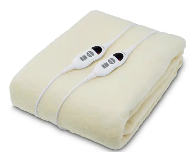 GOLDAIR Wool Top Electric Blanket