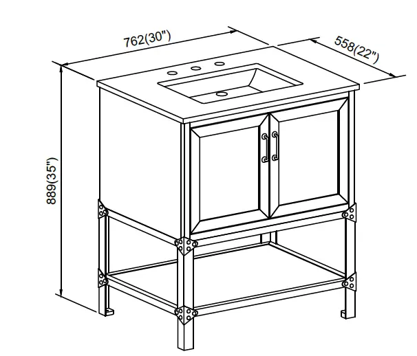 HOME DECORATORS COLLECTION TJ-0401V3022BR fig 1