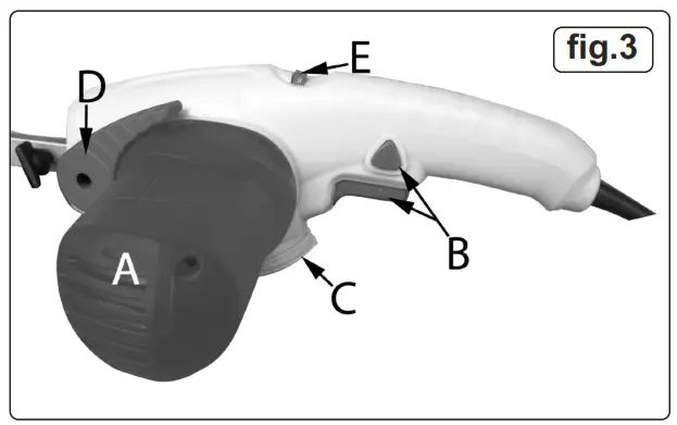 SEALEY SBS35 Variable Speed Belt Sander - fig2