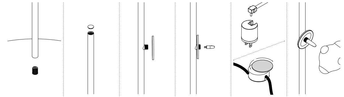 BOCCI 57.6 Stem Floor Light 3