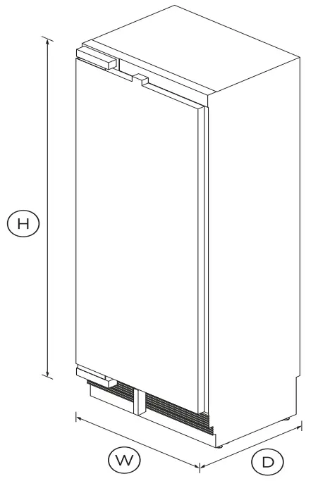 FISHER PAYKEL RS7621FLJK1 Integrated Column Freezer - fig