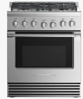FISHER PAYKEL RDV2-305-N-N 30-Inch Dual Fuel Range