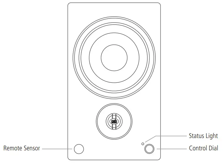 psb SPEAKERS ALPHA AM3 Compact Powered Speakers - Amplified Speaker