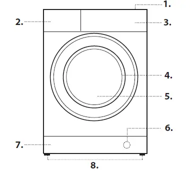 HOTPOINT NSWM 864C W UK N Washing Machine 2