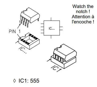 velleman WST111 Adjustable Interval Timer Kit User Manual - IC - CI