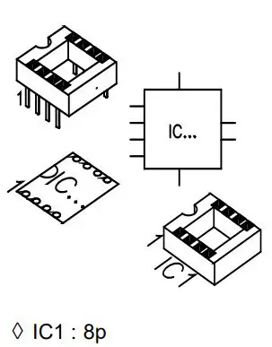 velleman WST111 Adjustable Interval Timer Kit User Manual - IC-sockets