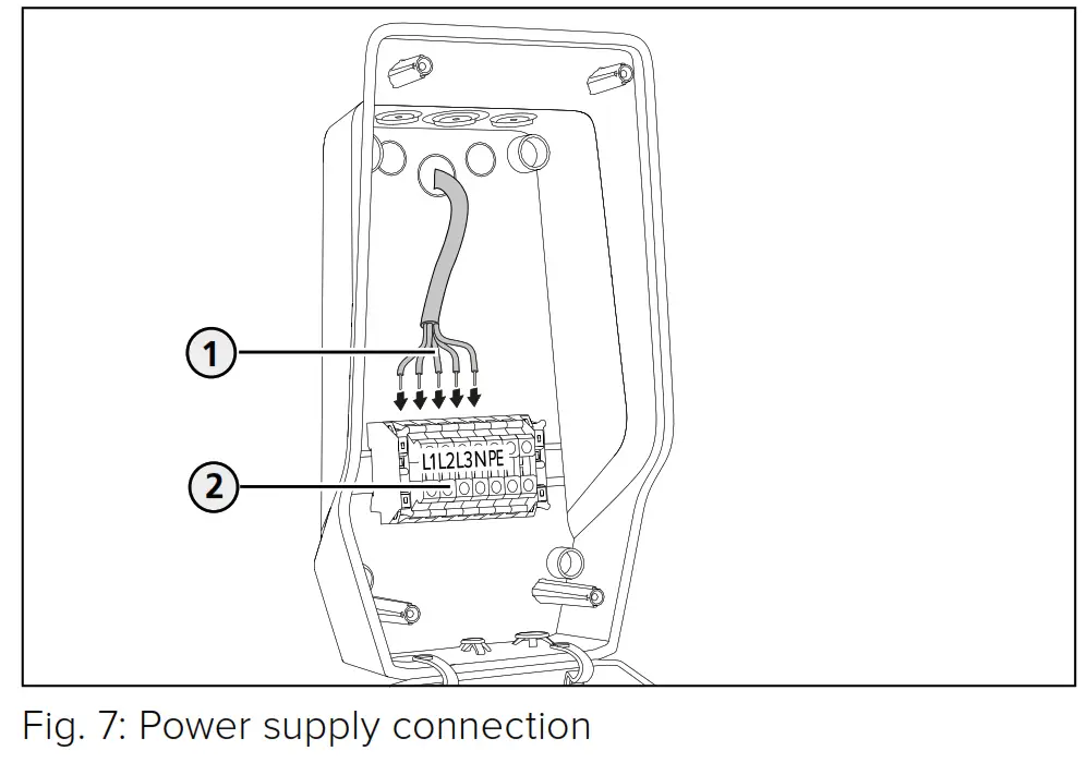 MENNEKES Wallbox Amtron Compact 3 7 11 C2 - Inside view 1