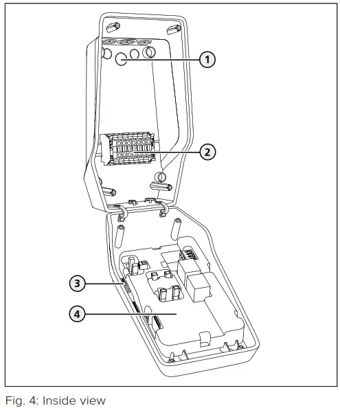 MENNEKES Wallbox Amtron Compact 3 7 11 C2 - Inside view