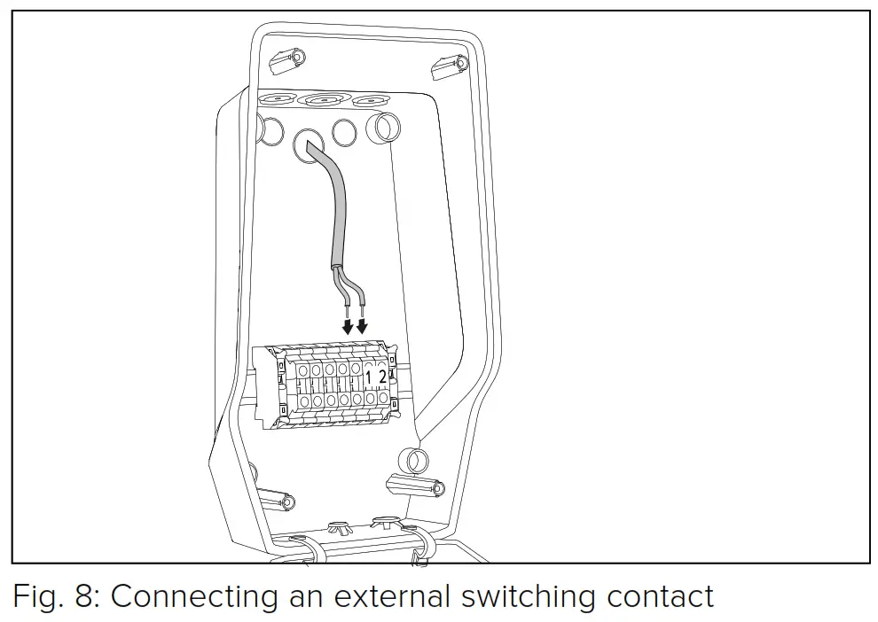 MENNEKES Wallbox Amtron Compact 3 7 11 C2 - Opening the device 2