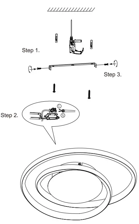 NOVA LIFE 57590-040-71 Radius Pendant Ceiling Lamp - Fig 2