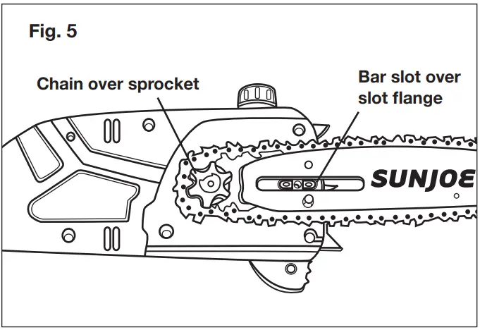 SUNJOE SWJ800E-RM Electric Pole Chain Saw - fig 18