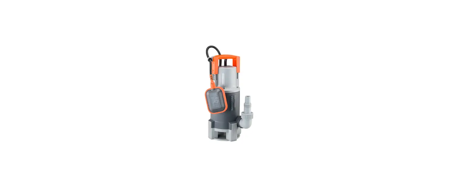 Nakayama Np1040 Submersible Pump For Unclean Water With 900w Power And Foldable Handle Owner's Manual