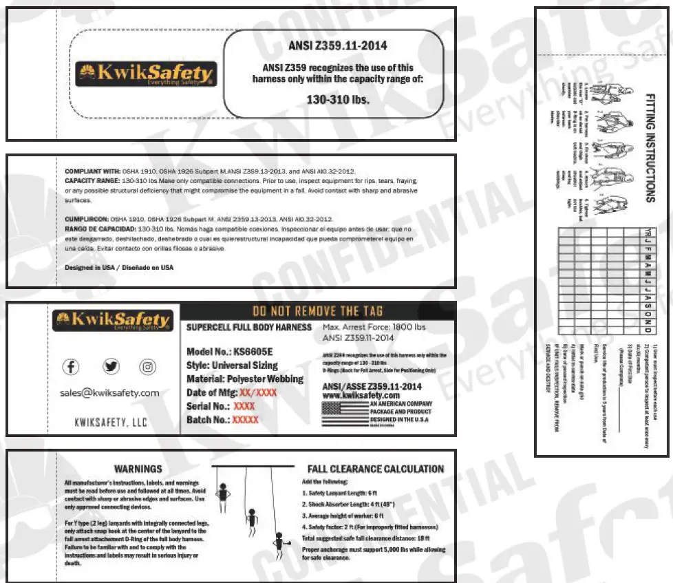 KwikSafety KS6605 Thunder Fall Protection Safety Harness-FIG-3