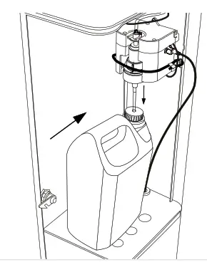DAN DRYER 3192 Column Large Capacity Hand Sanitiser - bottle h