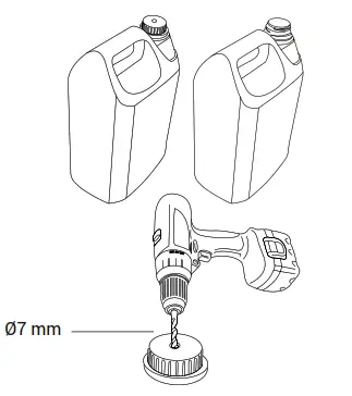 DAN DRYER 3192 Column Large Capacity Hand Sanitiser - bottle