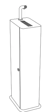 DAN DRYER 3192 Column Large Capacity Hand Sanitiser - cover