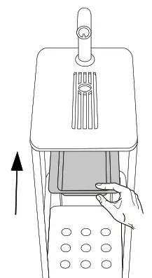 DAN DRYER 3192 Column Large Capacity Hand Sanitiser - lengthwise