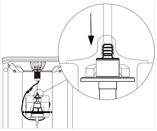 DAN DRYER 3192 Column Large Capacity Hand Sanitiser - pump