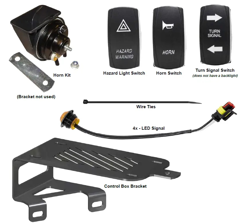 SUPERATV Kawasaki Teryx4 Turn Signal Kit FIG (1)