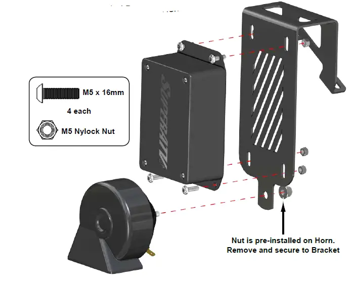 SUPERATV Kawasaki Teryx4 Turn Signal Kit FIG (4)