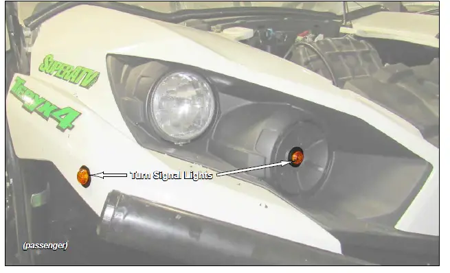 SUPERATV Kawasaki Teryx4 Turn Signal Kit FIG (6)