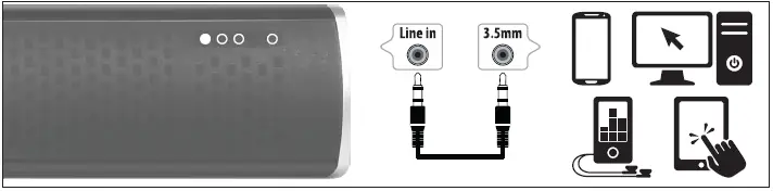 GOgroove GGBSSBR100BKUS TV Sound Bar Wireless Bluetooth Speaker 6