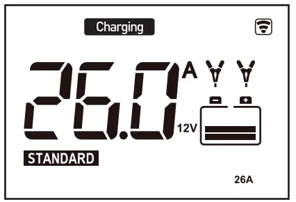 TYPE S AC532577 26A WiFi Battery Charger and Maintainer - battery timer 10