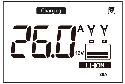 TYPE S AC532577 26A WiFi Battery Charger and Maintainer - battery timer 12