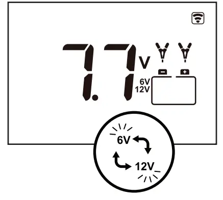 TYPE S AC532577 26A WiFi Battery Charger and Maintainer - battery timer 5