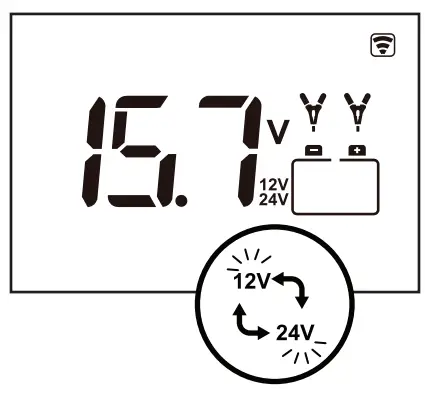TYPE S AC532577 26A WiFi Battery Charger and Maintainer - battery timer 6
