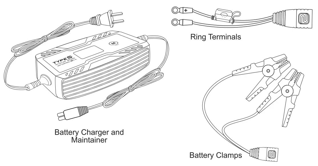TYPE S AC532577 26A WiFi Battery Charger and Maintainer - fig 1
