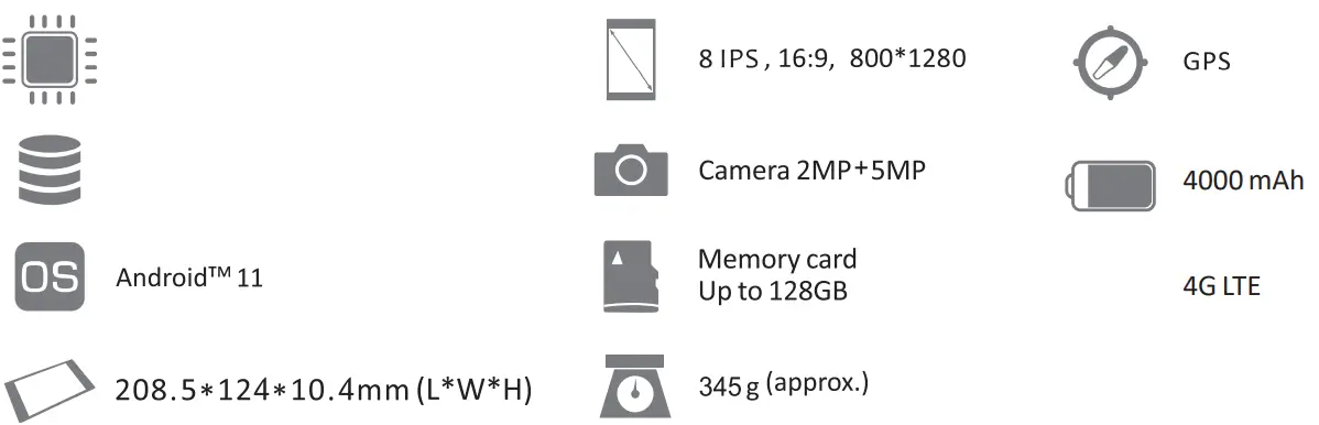 whoop TAB-8US2 8 Inch Quad Core 4G Tablet PC-fig5