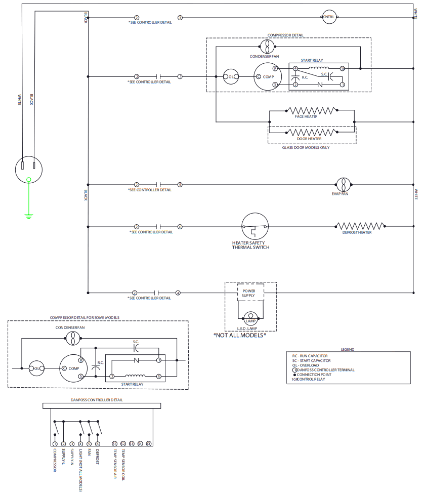 BEVERAGE AIR WTFR48AHC 48 Inches Worktop Two Door Freezer Refrigerator - 12