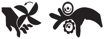 Moving Parts May Cause Injuries