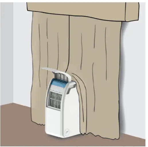 COOLZY GO PC9RL Personal Portable Air Conditioner-Drape