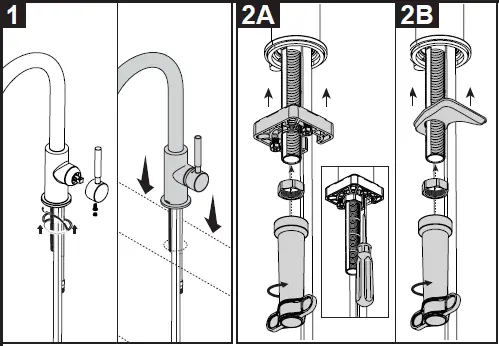BRIZO-106350-Pull-Down-Pull-Out-and-Prep-Kitchen-Faucets-FIG-1