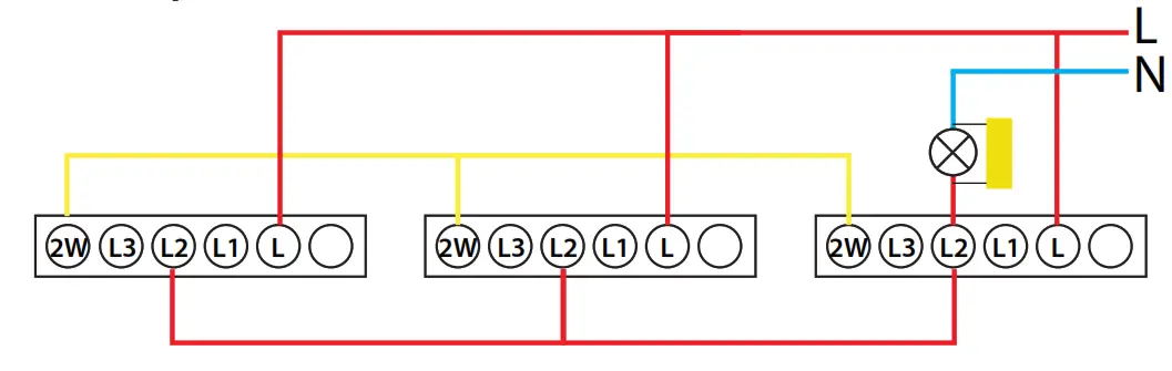 PNI CS101 2 Way 4 Way Touch Switch - fig1