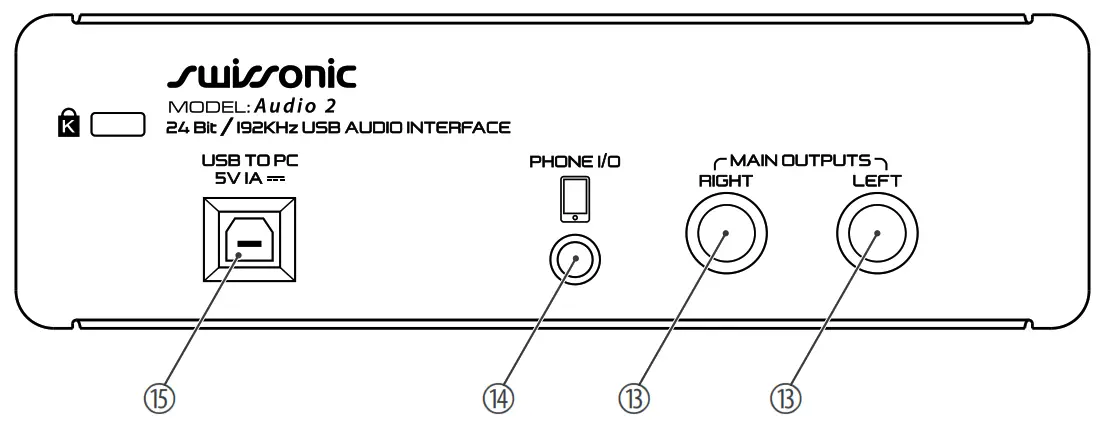 swissonic AUDIO 2 Desktop USB Audio - 7