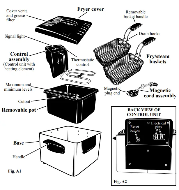 PRESTO-05466-Stainless-Steel-Dual-Basket-ProFry-FIG1