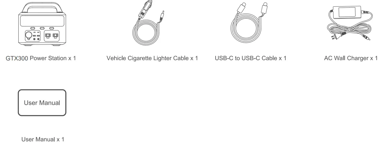 GOOLOO GTX300 Portable Power Station - fig 1