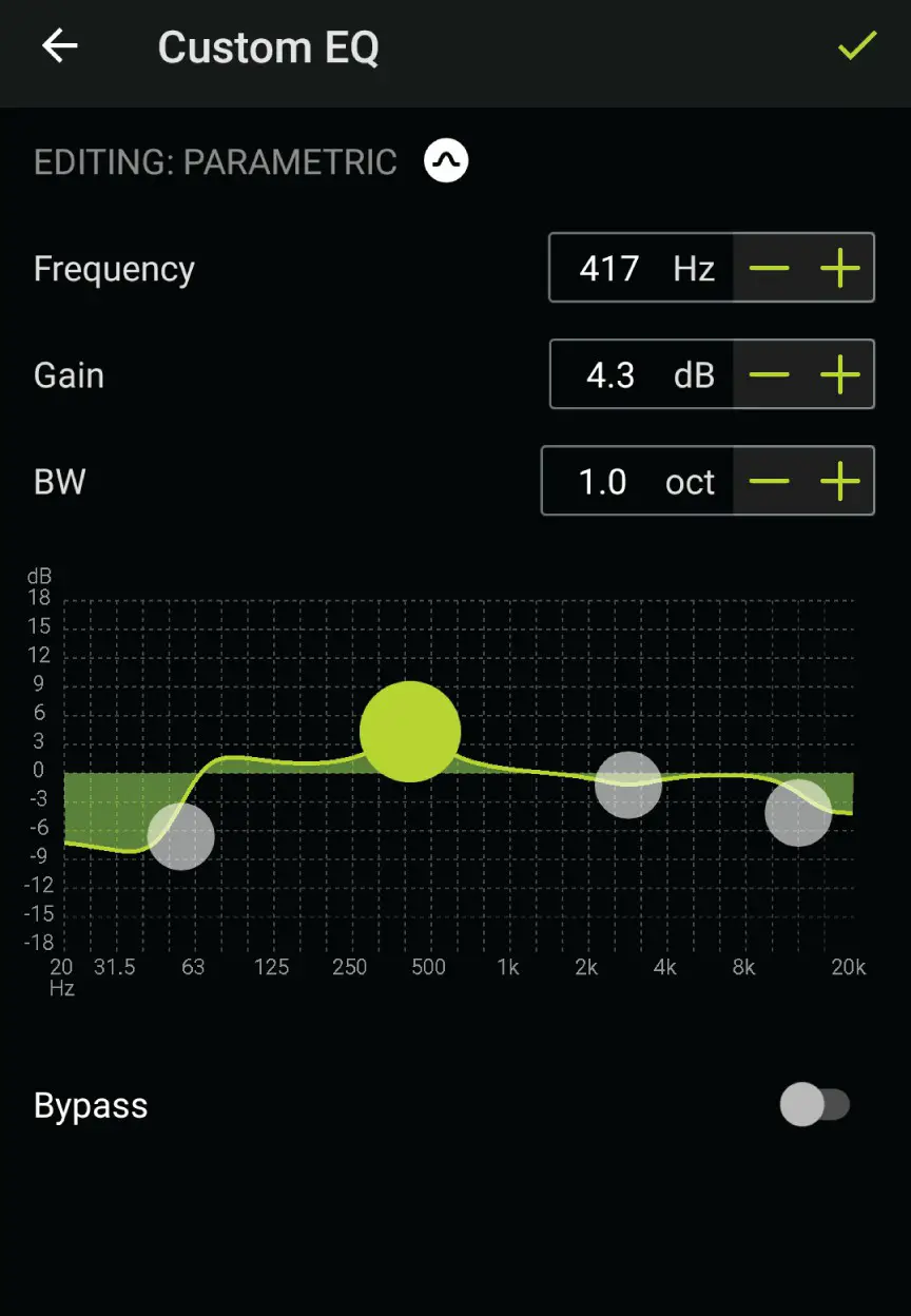 shure-aonic-50-wireless-headphone- Use Screen Orientation to Adjust EQ