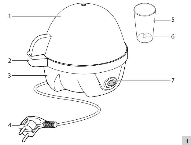 bESTRON AEC1000CO Egg Cooker-fig1