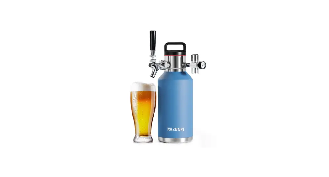 Razorri Comodo Cg640z Stainless Steel Beer Growler User Manual