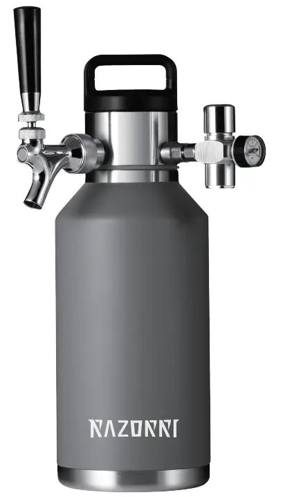 RAZORRI Comodo CG640Z Stainless Steel Beer Growler - QR