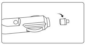 BLAUPUNKT TIF 30 DA - 12V Tyre Inflator-Steps for changing fuse 1